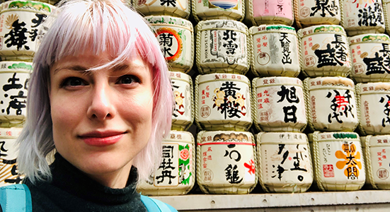 Sara Hetland in Tokyo, Japan. 