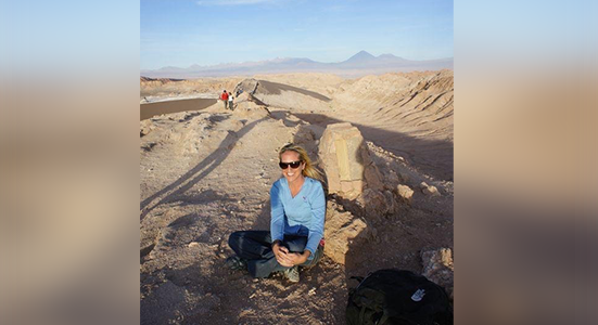 Karen Didden in Chilean Patagonia 